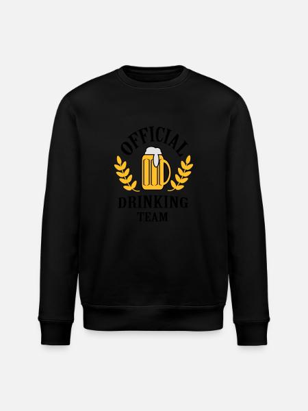 official_drinking_team - Stanley/Stella Unisex Bio-Sweatshirt ROLLER - Schwarz