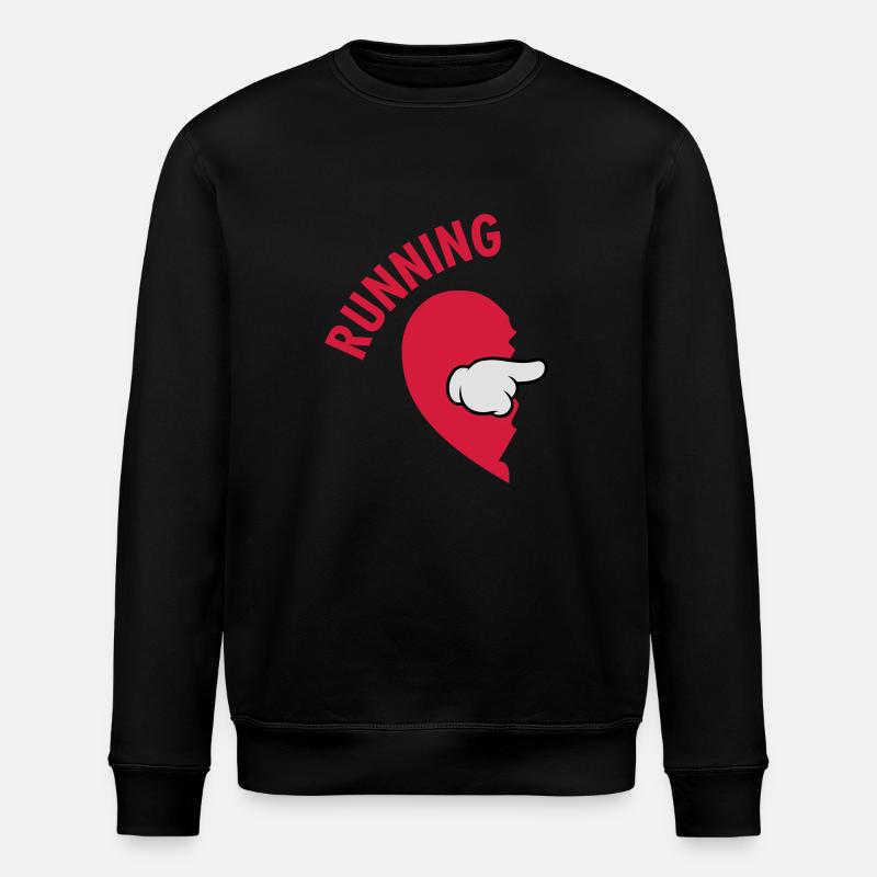 Running Partner (Part 1) - Stanley/Stella Unisex Bio-Sweatshirt ROLLER - Schwarz