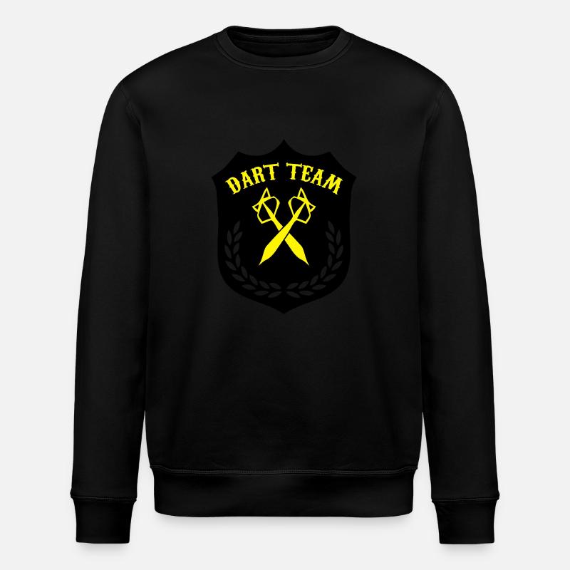 dart_team_02 - Stanley/Stella ROLLER Unisex Organic Sweatshirt - black