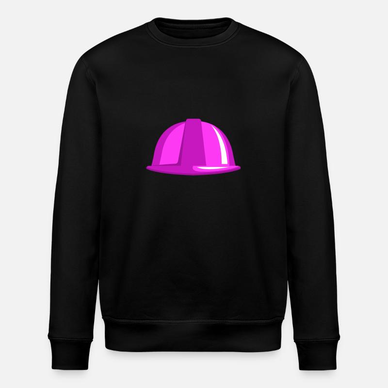 Casque de chantier rose - Sweat bio ROLLER Stanley/Stella Unisexe - noir