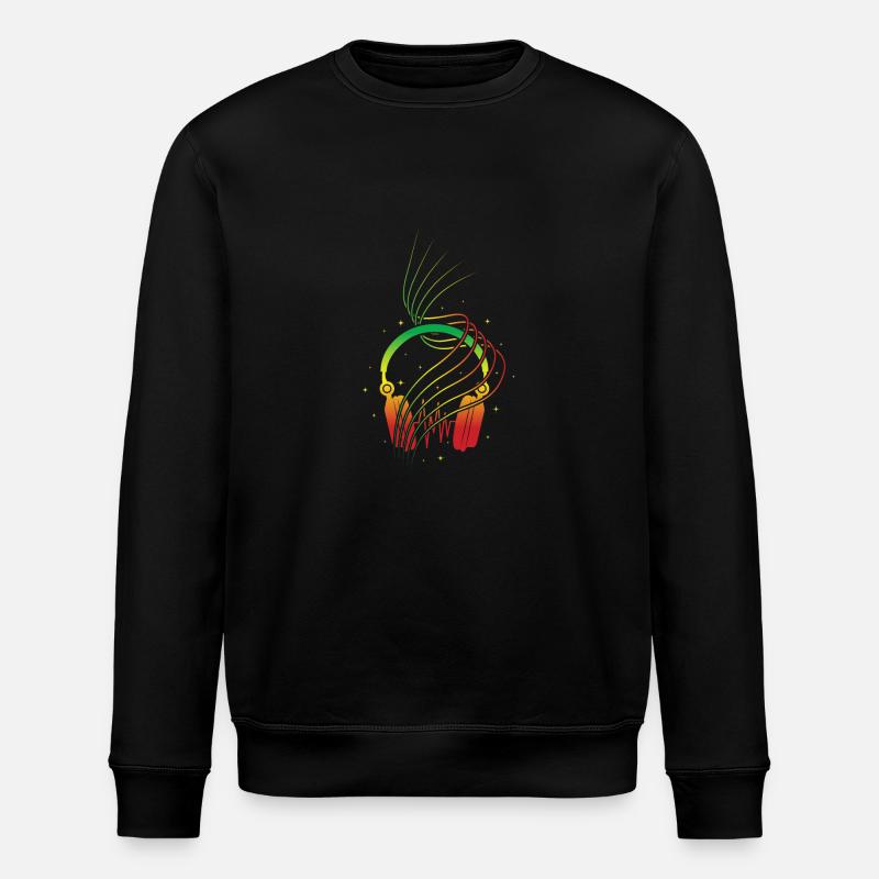 Reggae - Stanley/Stella ROLLER Unisex Organic Sweatshirt - black