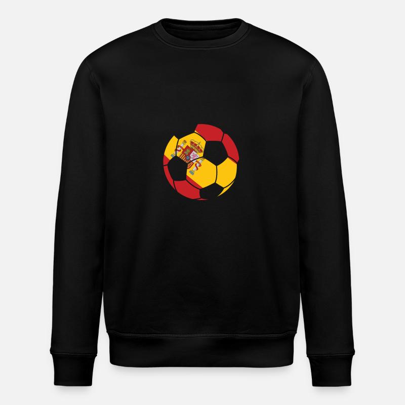 Spanien Fußball - Stanley/Stella Unisex Bio-Sweatshirt ROLLER - Schwarz