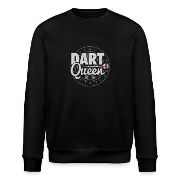 Dart Queen | Fléchettes cadeau fléchettes joueur de fléchettes - Sweat bio ROLLER Stanley/Stella Unisexe - noir - Devant - Nik (191cm)