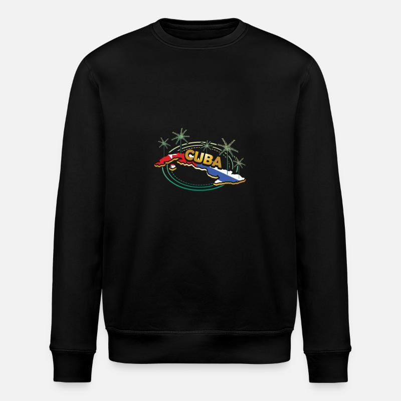 Kuba - Stanley/Stella Unisex Bio-Sweatshirt ROLLER - Schwarz