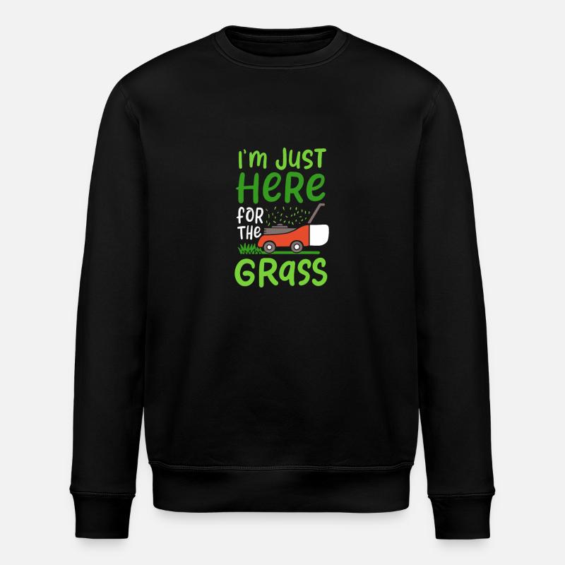 Lawn Mower - Stanley/Stella ROLLER Unisex Organic Sweatshirt - black