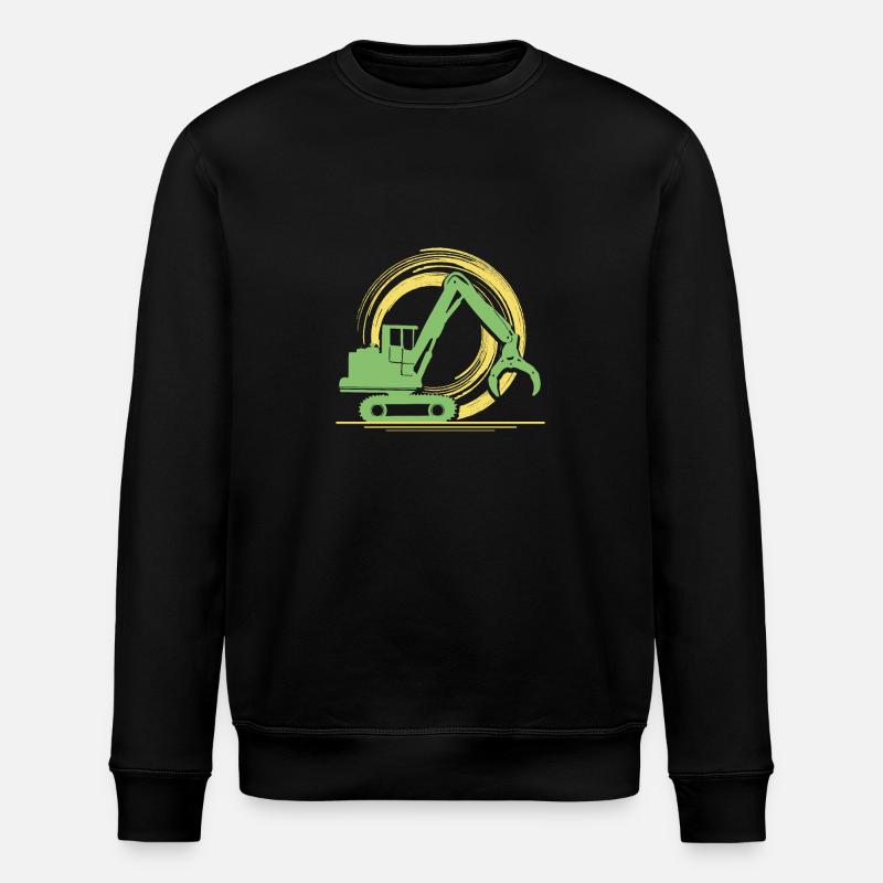 Harvester - Stanley/Stella ROLLER Unisex Organic Sweatshirt - black