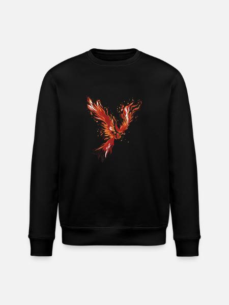 Phénix brûlant - Sweat bio ROLLER Stanley/Stella Unisexe - noir