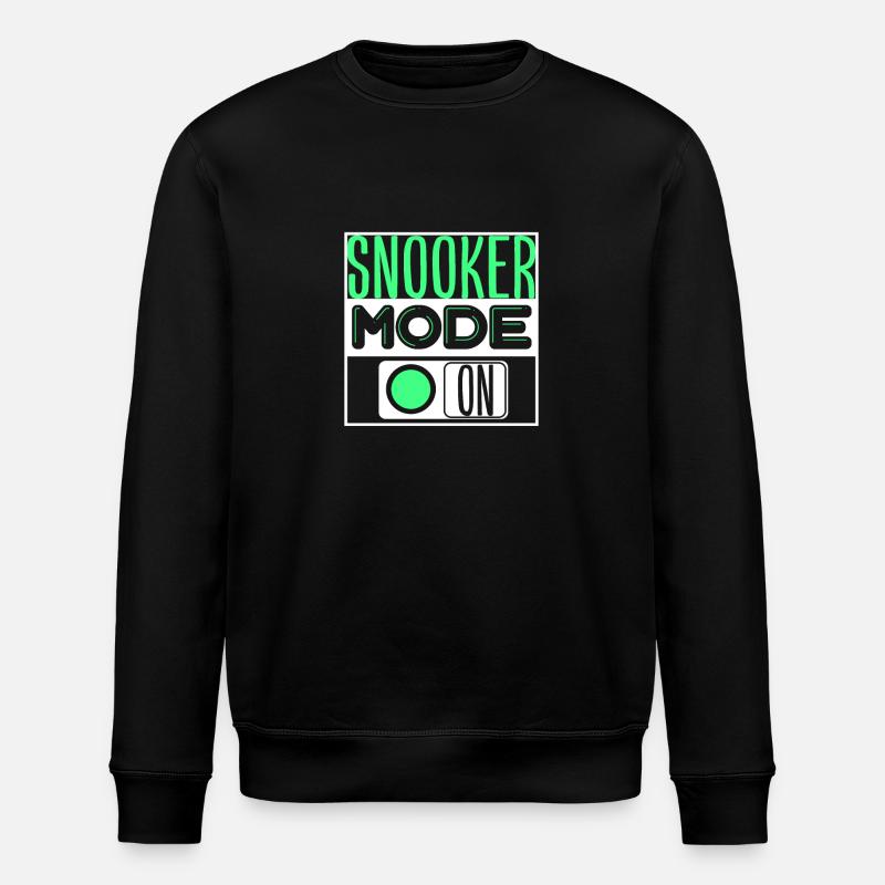 Snooker Billard - Stanley/Stella Unisex Bio-Sweatshirt ROLLER - Schwarz