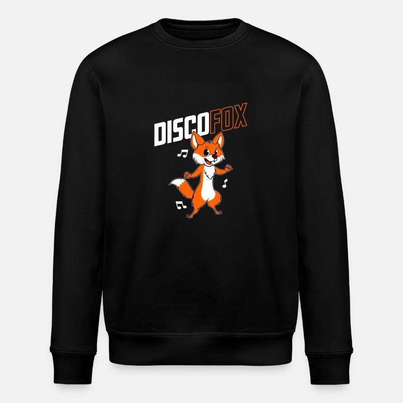 Disco Fuchs - Stanley/Stella Unisex Bio-Sweatshirt ROLLER - Schwarz