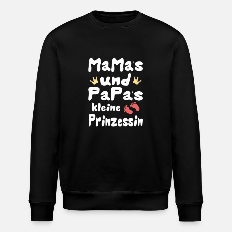Kleine Prinzessin - Stanley/Stella Unisex Bio-Sweatshirt ROLLER - Schwarz