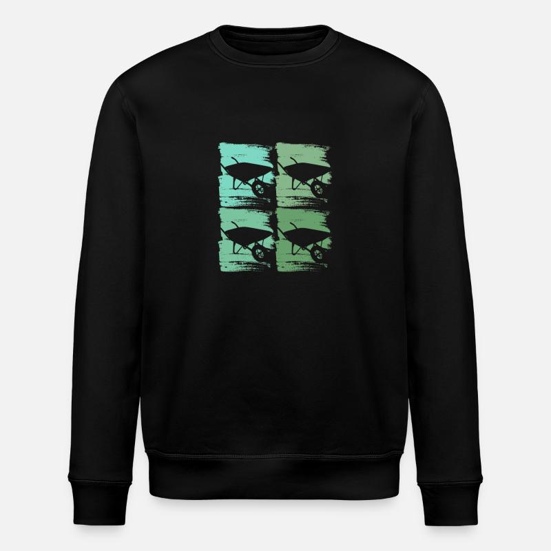 Schubkarre Gärtner - Stanley/Stella Unisex Bio-Sweatshirt ROLLER - Schwarz