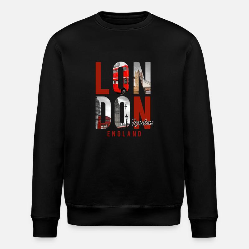 London Town - Sweat bio ROLLER Stanley/Stella Unisexe - noir