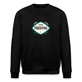 Freediving Diving - Stanley/Stella ROLLER Unisex Organic Sweatshirt - black - Front - Nik (191cm)