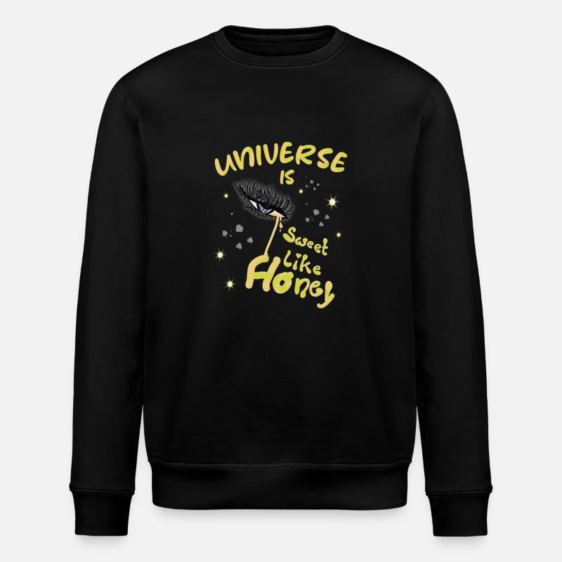 SÜSS - Honig - Stanley/Stella Unisex Bio-Sweatshirt ROLLER - Schwarz