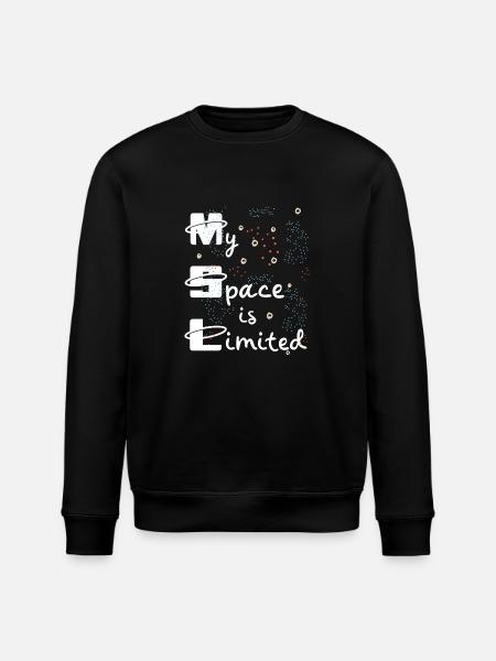 Mein Raum ist Klein - Stanley/Stella Unisex Bio-Sweatshirt ROLLER - Schwarz