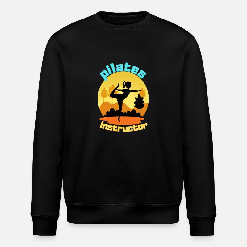 Pilates-Trainerin - Stanley/Stella Unisex Bio-Sweatshirt ROLLER - Schwarz