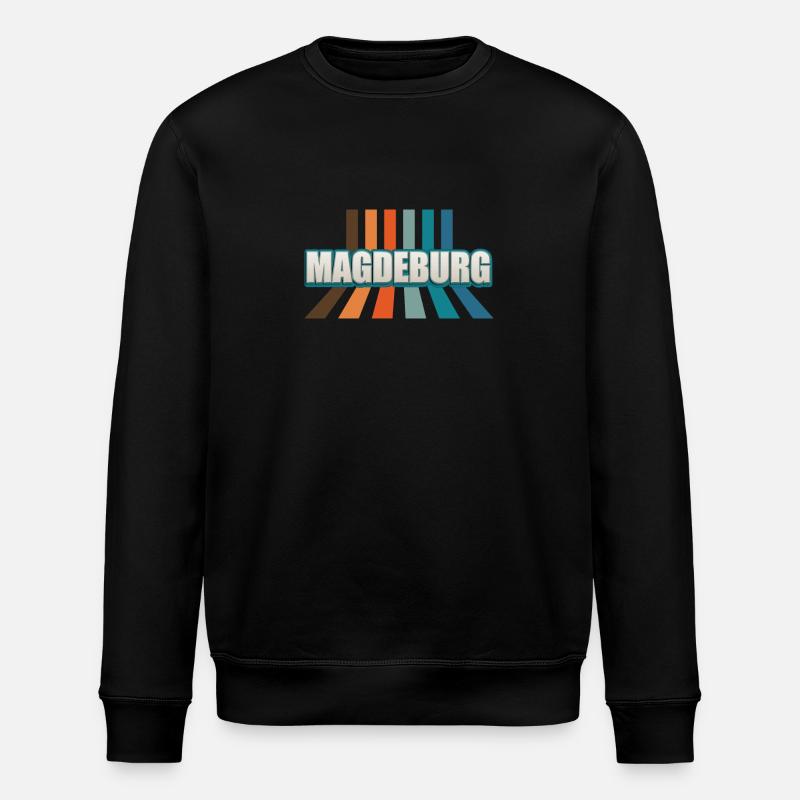Magdeburgerin Magdeburger Magdeburg - Stanley/Stella ROLLER Unisex Organic Sweatshirt - black