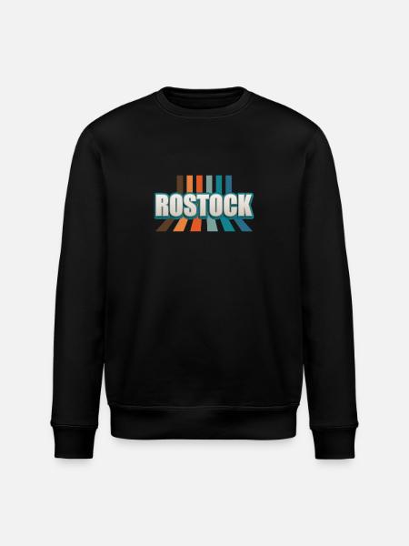 Rostockerin Rostocker Rostock - Stanley/Stella ROLLER Unisex Organic Sweatshirt - black