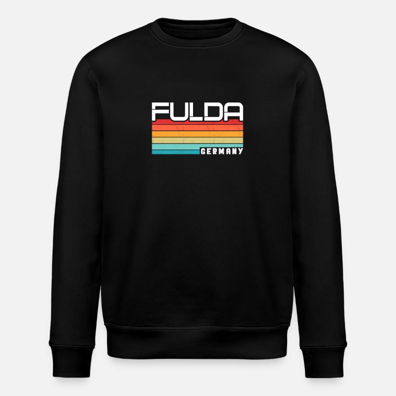 Fuldaerin Fuldaer Fulda - Stanley/Stella ROLLER Unisex Organic Sweatshirt - black