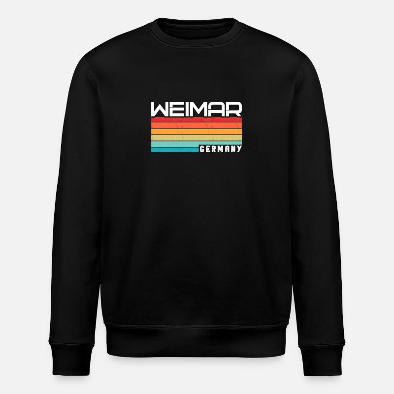Weimarerin Weimarer Weimar - Stanley/Stella Unisex Bio-Sweatshirt ROLLER - Schwarz