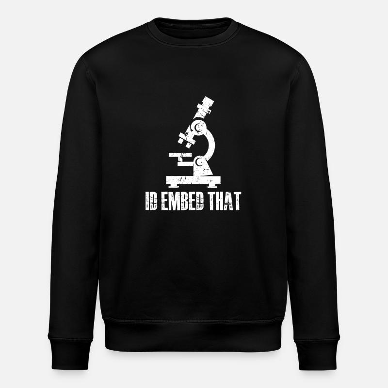 I'd embed that - Stanley/Stella ROLLER Unisex Organic Sweatshirt - black