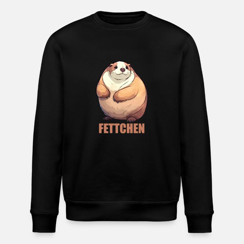 Fettchen Frettchen - Stanley/Stella Unisex Bio-Sweatshirt ROLLER - Schwarz