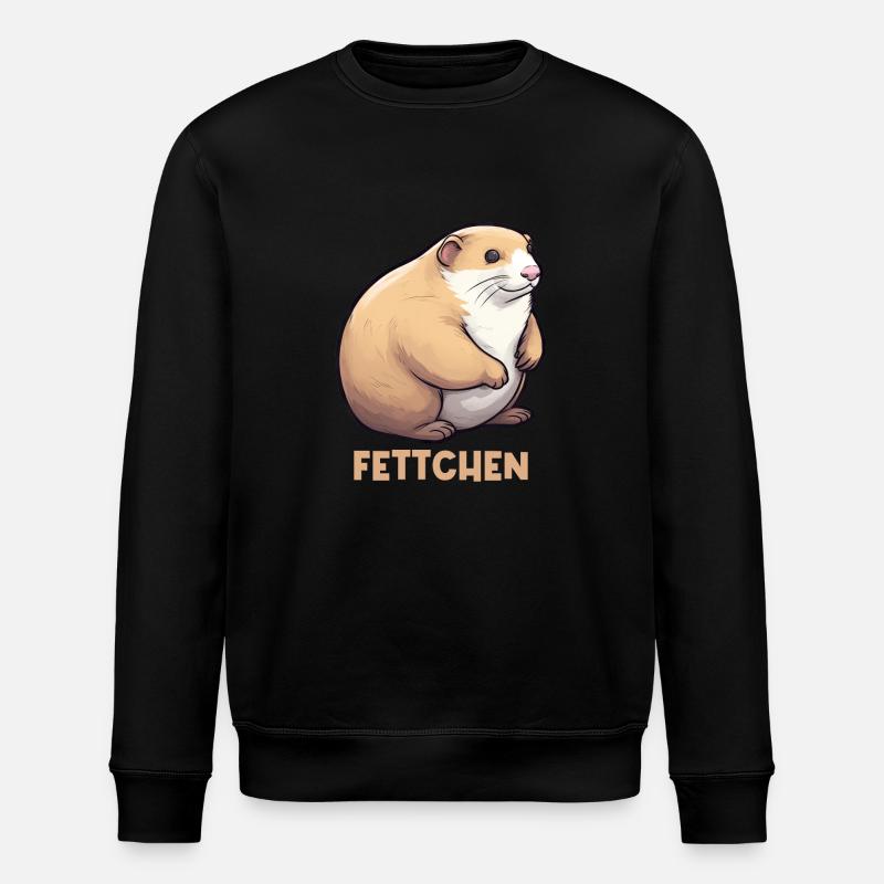 Fettchen Frettchen - Stanley/Stella Unisex Bio-Sweatshirt ROLLER - Schwarz