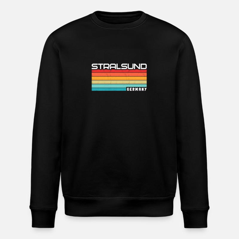 Stralsunderin Stralsunder Stralsund - Stanley/Stella ROLLER Unisex Organic Sweatshirt - black