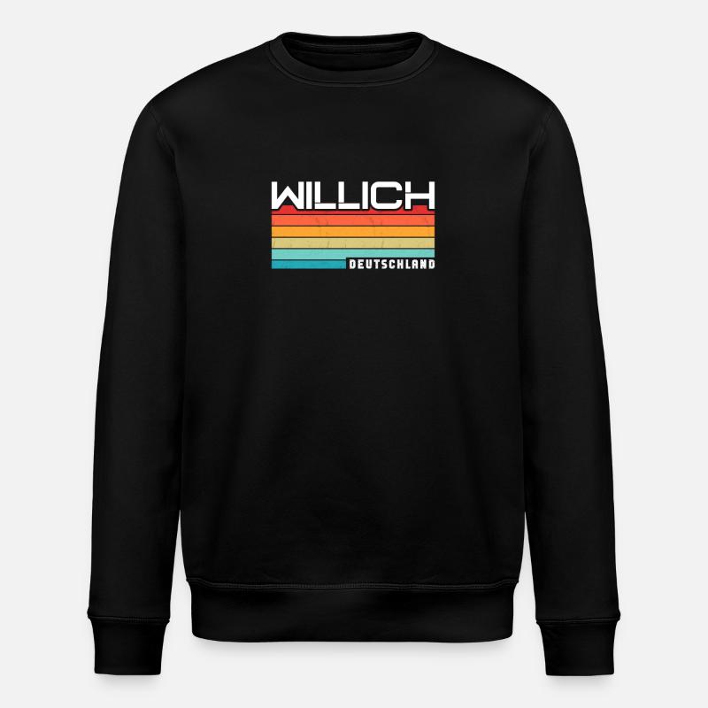 Willicherin Willicher Willich - Stanley/Stella Unisex Bio-Sweatshirt ROLLER - Schwarz