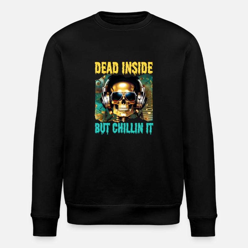 Inside dead mut rela - Stanley/Stella ROLLER Unisex Organic Sweatshirt - black