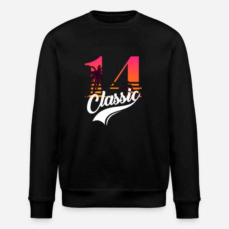 Issue 14 - 14th anniversary - Stanley/Stella ROLLER Unisex Organic Sweatshirt - black