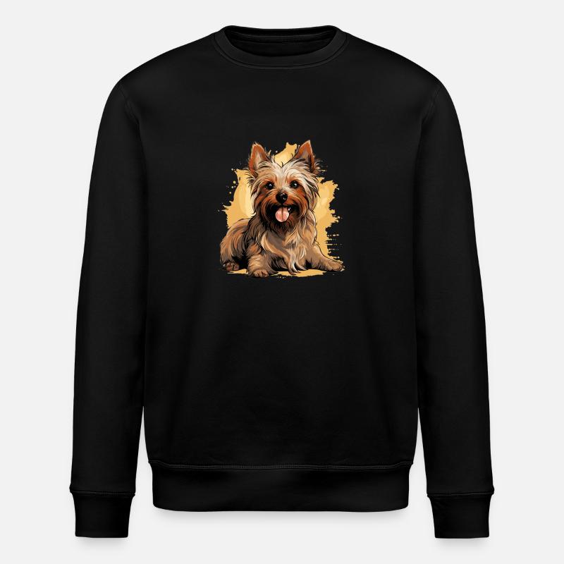 Terrier soyeux australien - Sweat bio ROLLER Stanley/Stella Unisexe - noir