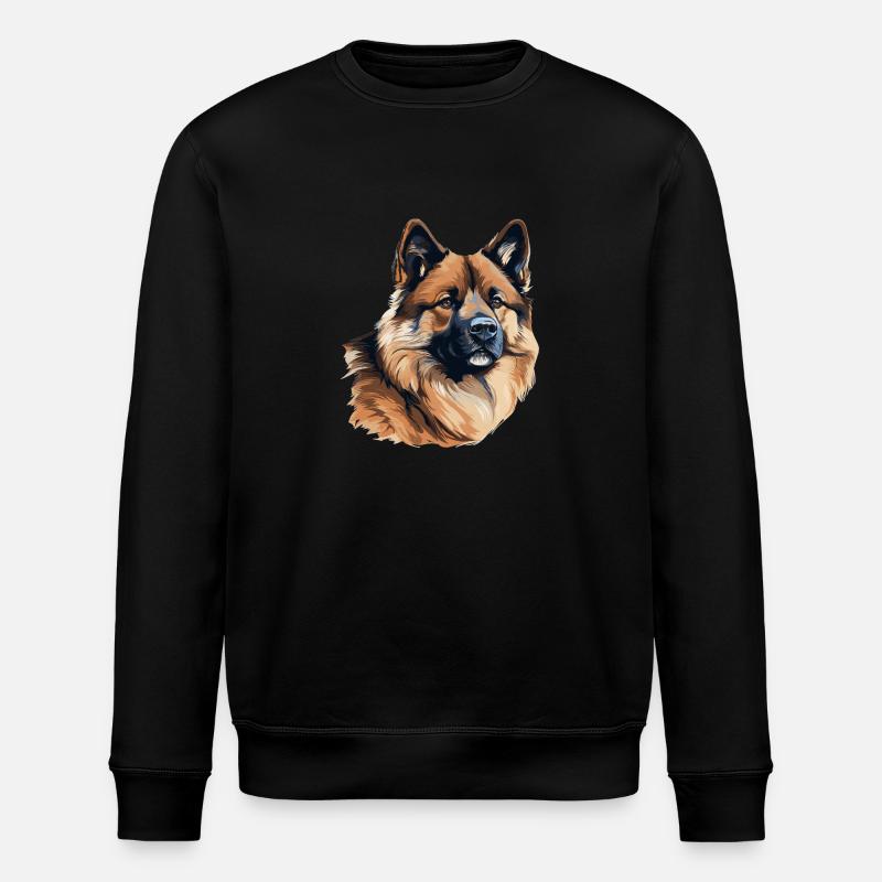 Chien américain Akita - Sweat bio ROLLER Stanley/Stella Unisexe - noir