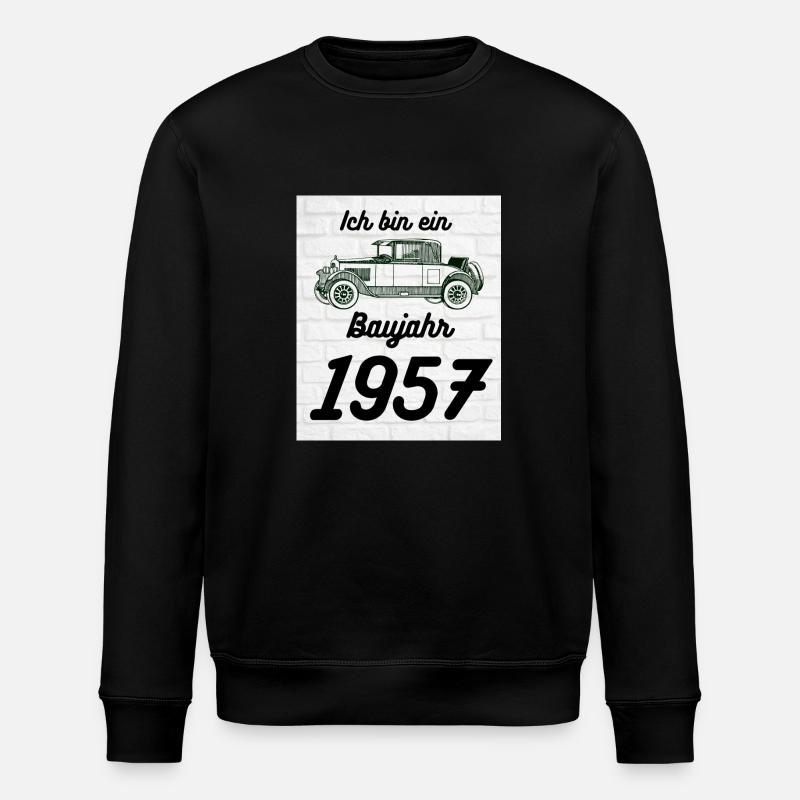 Oldtimer 1957 - Stanley/Stella Unisex Bio-Sweatshirt ROLLER - Schwarz