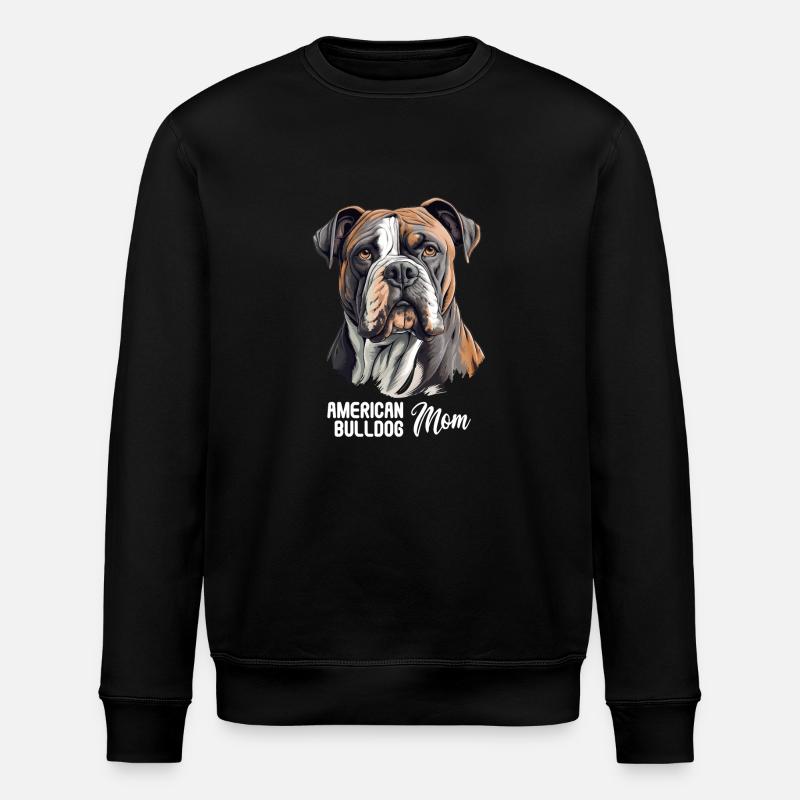 Chien bouledogue américain - Sweat bio ROLLER Stanley/Stella Unisexe - noir