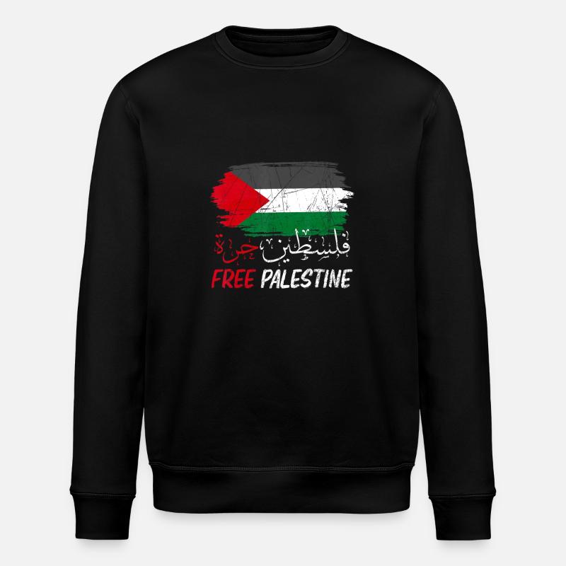 Palestine libre - Sweat bio ROLLER Stanley/Stella Unisexe - noir