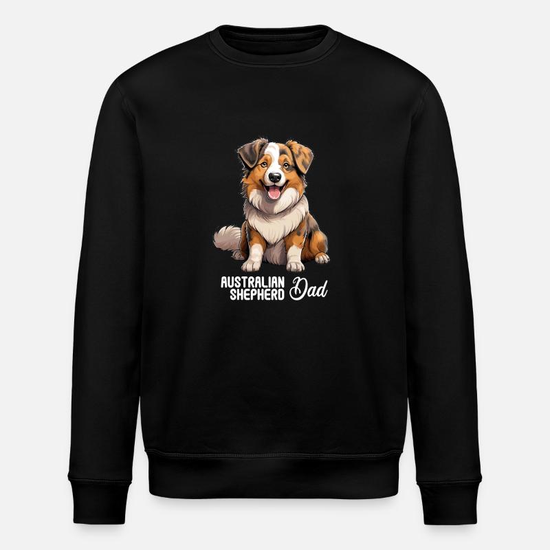 Chien Berger Australien - Sweat bio ROLLER Stanley/Stella Unisexe - noir