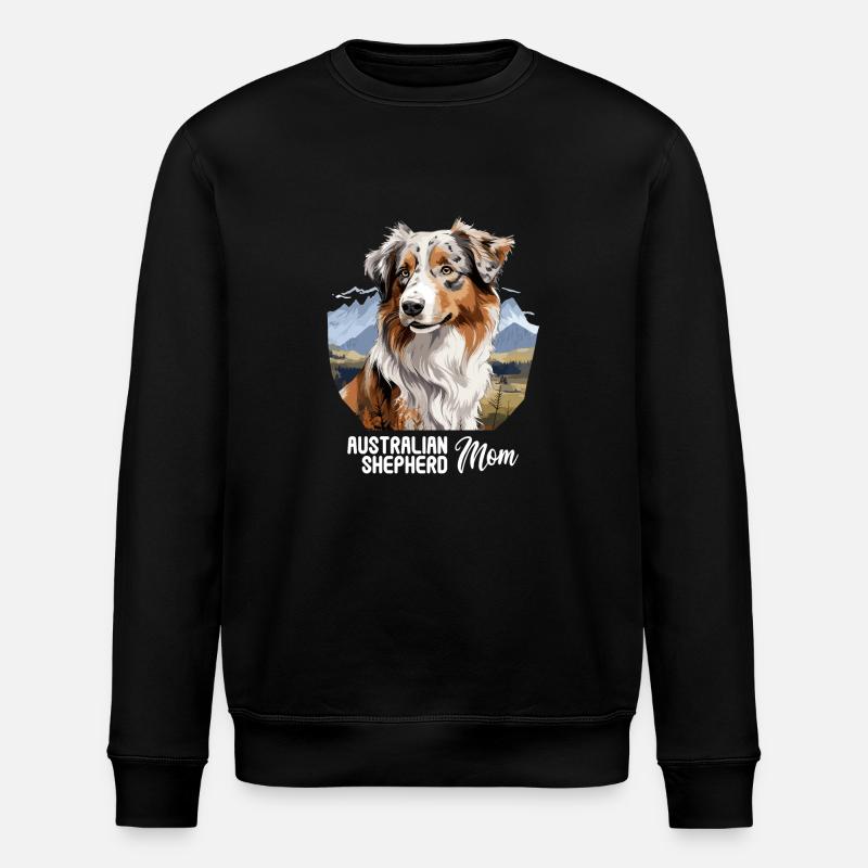 Chien Berger Australien - Sweat bio ROLLER Stanley/Stella Unisexe - noir