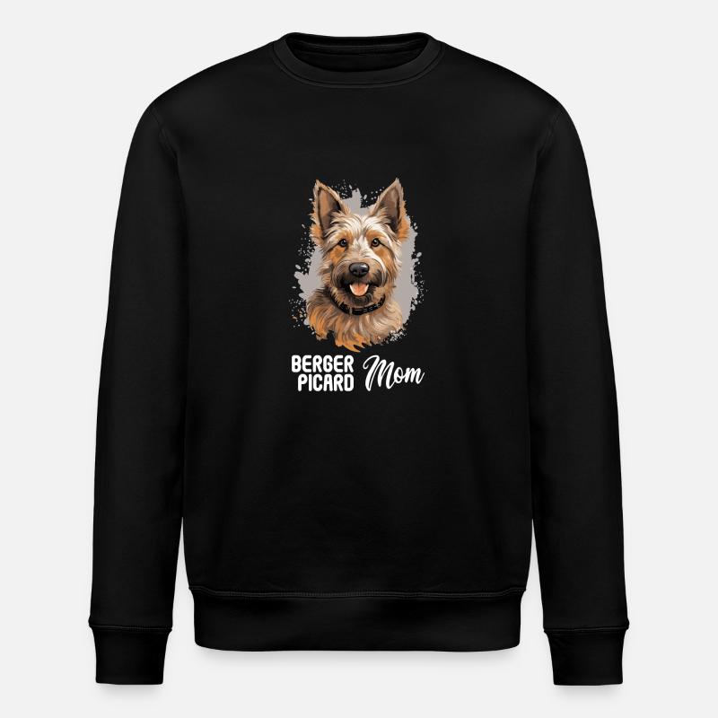 Chien Berger Picard - Sweat bio ROLLER Stanley/Stella Unisexe - noir