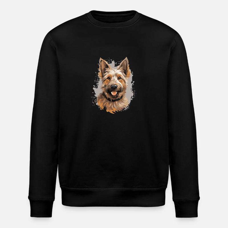 Chien Berger Picard - Sweat bio ROLLER Stanley/Stella Unisexe - noir