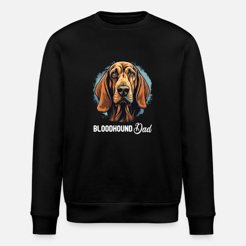 Chien Bloodhound - Sweat bio ROLLER Stanley/Stella Unisexe - noir