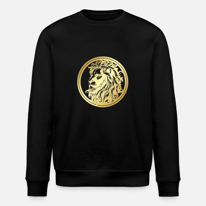 LION 3 - Stanley/Stella ROLLER Unisex Organic Sweatshirt - black