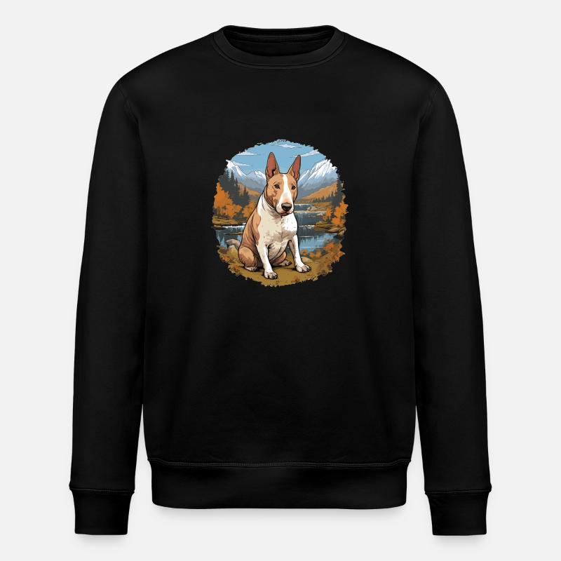 Chien Bull Terrier - Sweat bio ROLLER Stanley/Stella Unisexe - noir