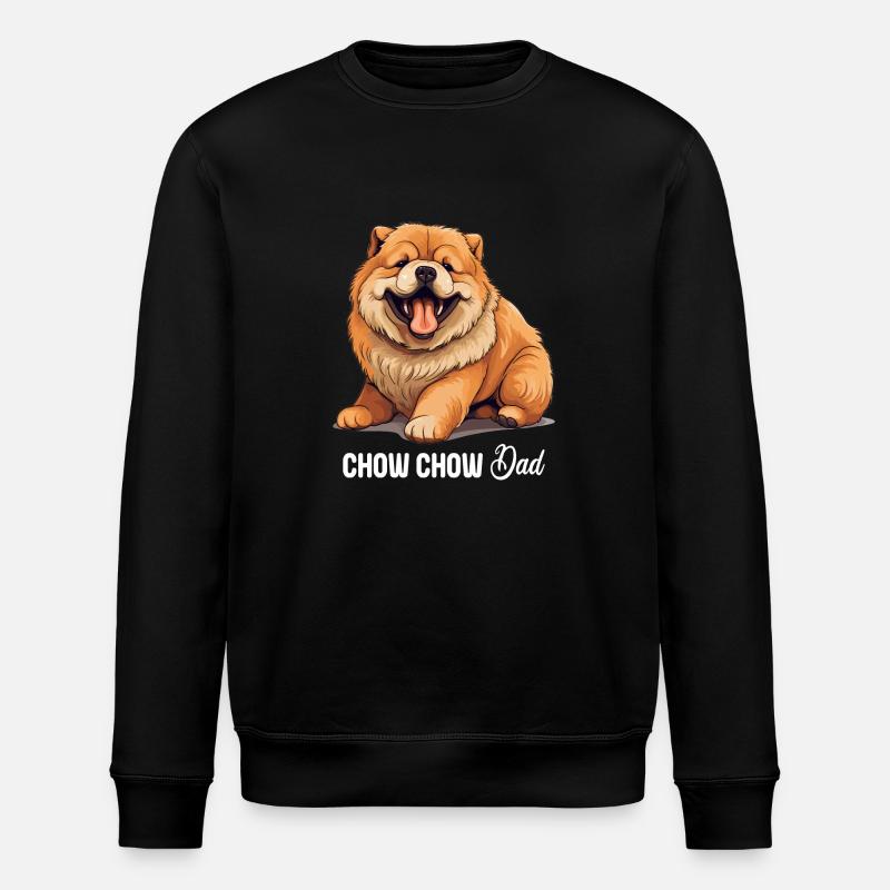 Hund Chow Chow - Stanley/Stella Unisex Bio-Sweatshirt ROLLER - Schwarz