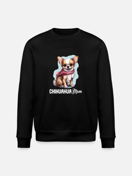 Dog Chihuahua - Stanley/Stella ROLLER Unisex Organic Sweatshirt - black