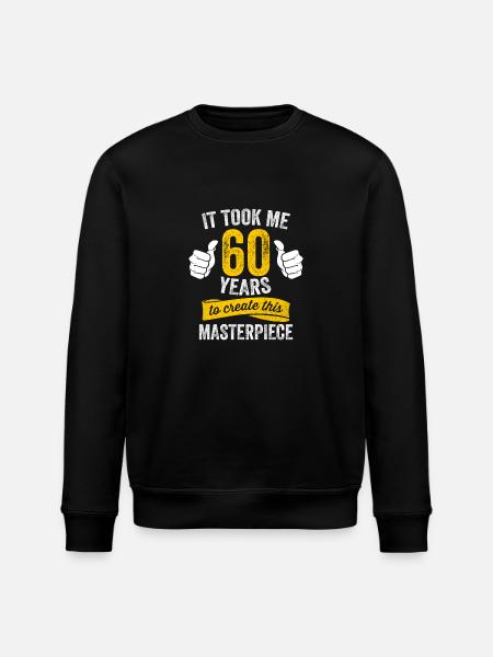 Sjov 60 år gammel vittighed 60-års fødselsdag gag humor - Stanley/Stella økologisk unisex-sweatshirt ROLLER - sort