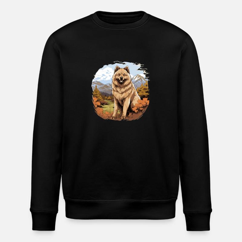 Chien Eurasier - Sweat bio ROLLER Stanley/Stella Unisexe - noir