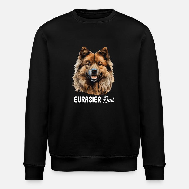 Dog Eurasier - Stanley/Stella ROLLER Unisex Organic Sweatshirt - black