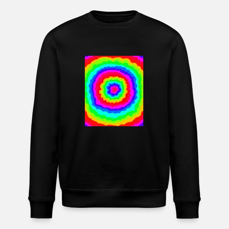 Flower Power - Stanley/Stella Unisex Bio-Sweatshirt ROLLER - Schwarz