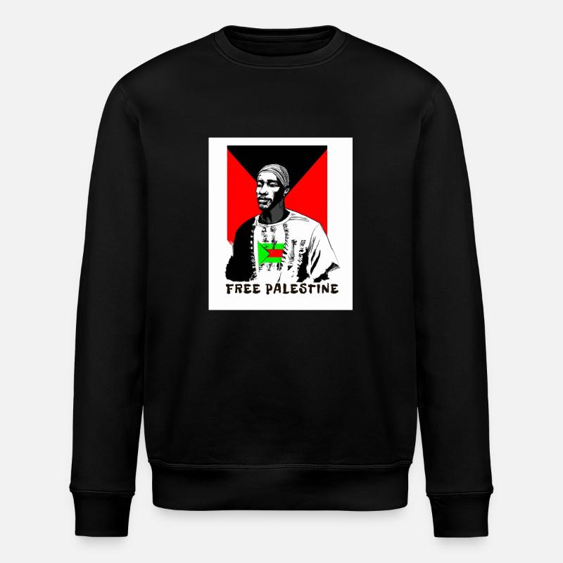 Palästinensisch - Stanley/Stella Unisex Bio-Sweatshirt ROLLER - Schwarz